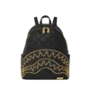 Mochila NOIR QUILT CON CADENA DORADA Y DETALLE DE TIBURÓN SALVAJE