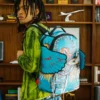 MOCHILA OFICIAL BASQUIAT SIN TÍTULO (ÁNGEL CAÍDO) 1981 CON WINGS (DLXV)