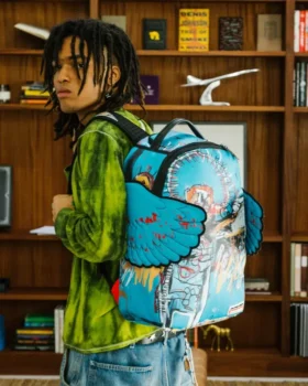 MOCHILA OFICIAL BASQUIAT SIN TÍTULO (ÁNGEL CAÍDO) 1981 CON WINGS (DLXV)