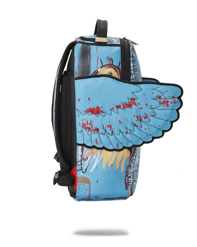 MOCHILA OFICIAL BASQUIAT SIN TÍTULO (ÁNGEL CAÍDO) 1981 CON WINGS (DLXV)