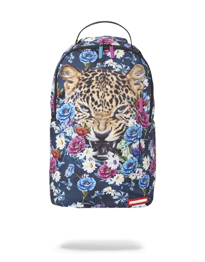 Mochila para bebé con estampado de leopardo