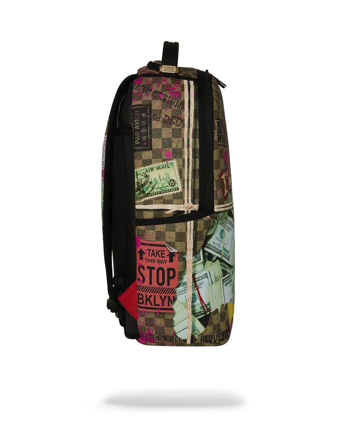 Mochila para pasar la noche con compartimiento secreto para efectivo