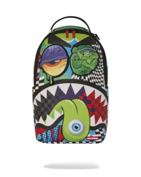 Mochila PSYCHO WORLD OF FUN (CON PARCHOS PARA LOS OJOS DE VELCRO DESMONTABLES)