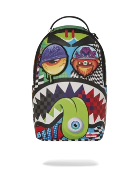 Mochila PSYCHO WORLD OF FUN (CON PARCHOS PARA LOS OJOS DE VELCRO DESMONTABLES)