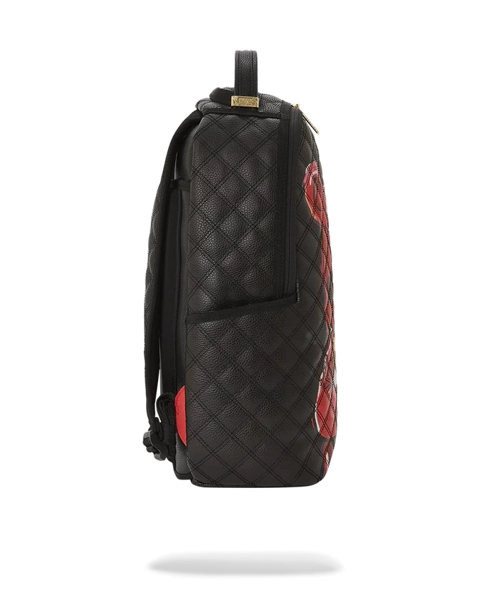Mochila QUILT CON OSO DIABLO PINTADO A MANO (DLXV)