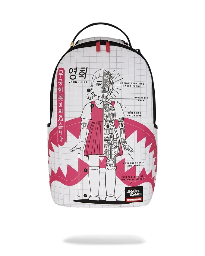 Mochila «ROBOT GIRL» de la colaboración con SQUID GAME