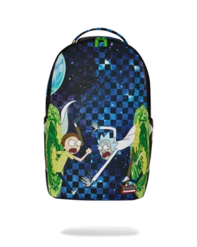 Mochila «Saltando por el portal» de Rick y Morty