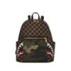 MOCHILA SAVAGE «SHARKS IN PARIS» CON BOLSILLO EXTERIOR CON CREMALLERA DORADA