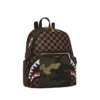 MOCHILA SAVAGE «SHARKS IN PARIS» CON BOLSILLO EXTERIOR CON CREMALLERA DORADA