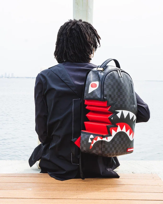 Mochila Shark Bite SHARKS IN PARIS GRIS (DLXV)