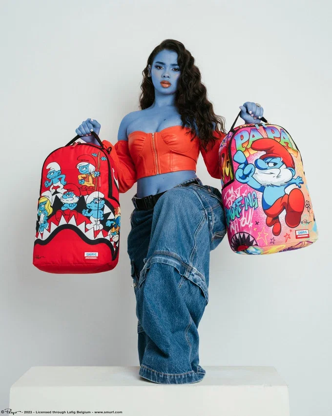 Mochila Shark Boonce de los Pitufos
