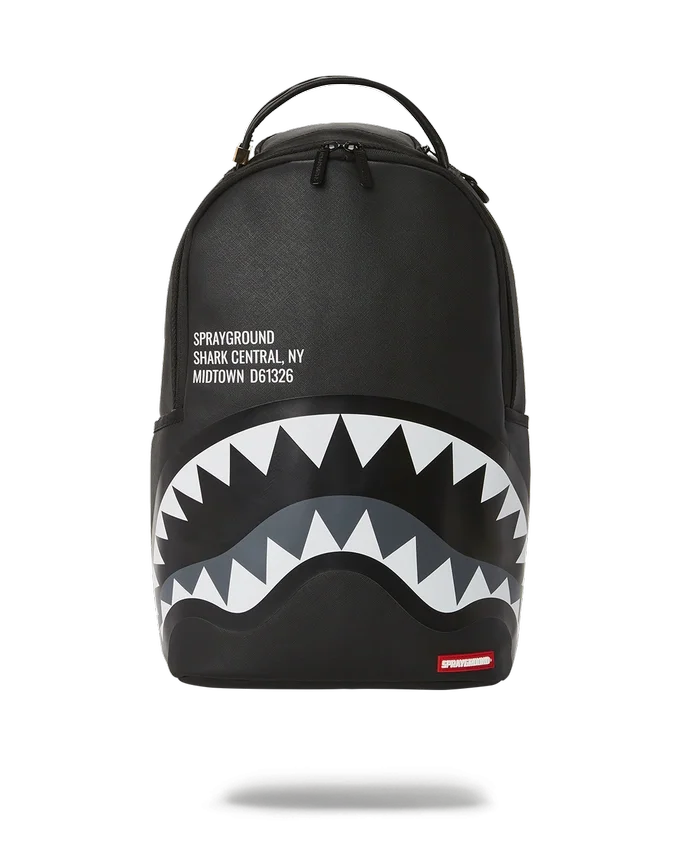 Mochila Shark Central en tonos de gris (DLXV)