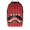 MOCHILA SHARK HECHA DE ETIQUETAS TEJIDAS