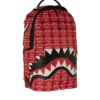 MOCHILA SHARK HECHA DE ETIQUETAS TEJIDAS