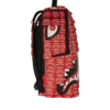 MOCHILA SHARK HECHA DE ETIQUETAS TEJIDAS