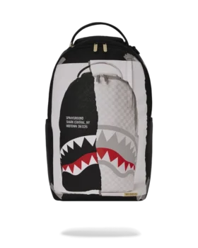 Mochila «Sharks in Paris» con ilusión óptica de «Bolsa sobre bolsa»