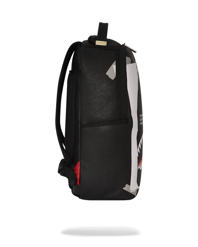 Mochila «Sharks in Paris» con ilusión óptica de «Bolsa sobre bolsa»