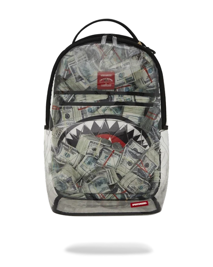Mochila TRANSPARENTE - MONEY CHOMP