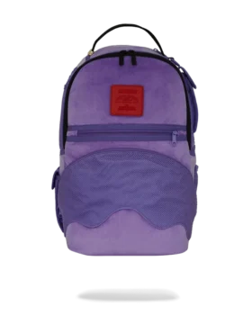 ¡¡¡NO PUEDE SER!!! UNA MOCHILA REVERSIBLE: DE TERCIOPELO MORADO A LA MOCHILA ORIGINAL «Sharks in Paris»