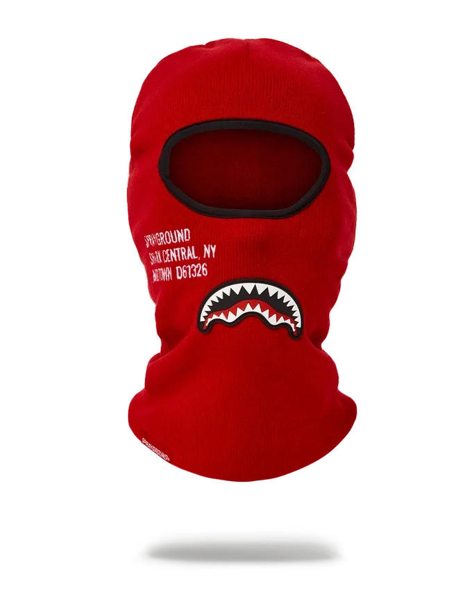 Pasamontañas de esquí Shark Central (roja)