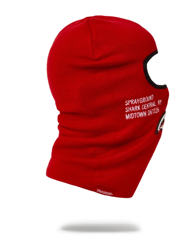 Pasamontañas de esquí Shark Central (roja)