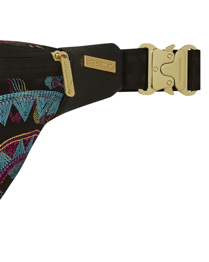 SAVVY BOLSOS BANDOLERA CON DRAGONES BORDADOS