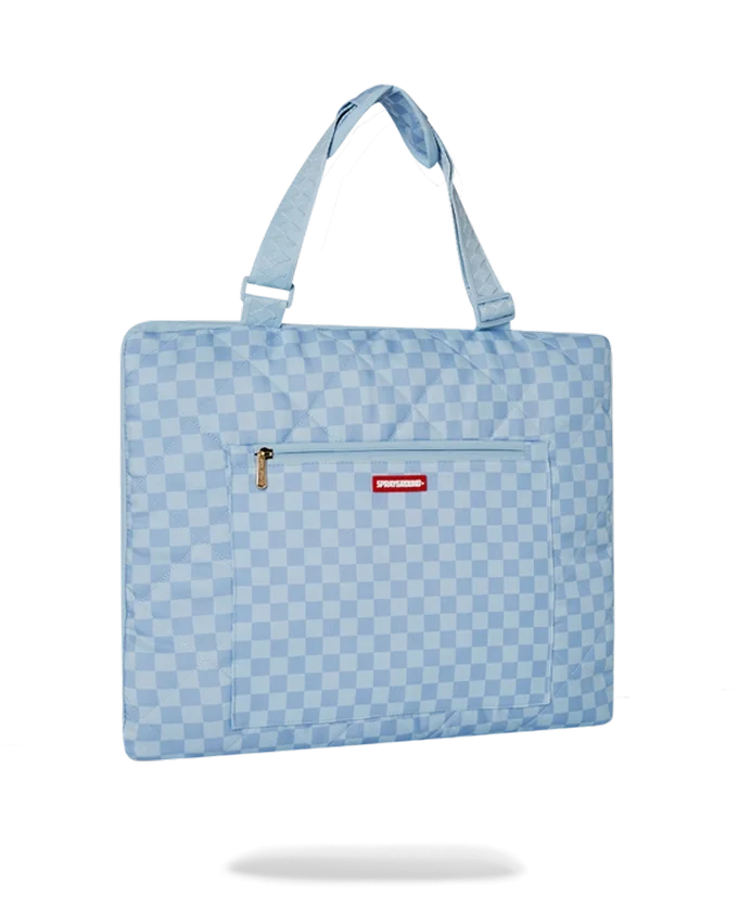 SHARK ISLAND: MANTITA DE PLAYA PLEGABLE, BOLSA CONVERTIBLE RESISTENTE AL AGUA