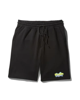 SHORTS DE PUNTO DE SPONGEBOB (NEGROS)