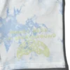 SHORTS DE TEJIDO TEÑIDOS AL ESTILO TIE-DYE (AZUL)