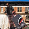 SPRAYGATTI REVV: Equipaje de tamaño completo con carcasa rígida de Sharknautics