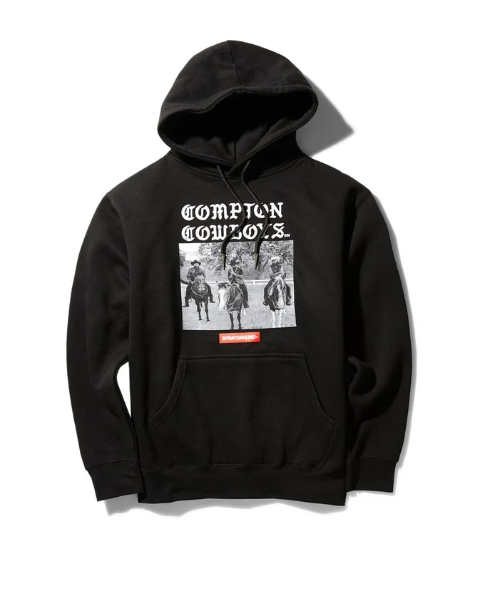 SUDADERA CON CAPUCHA COMPTON COWBOYS CITY RIDERS
