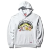 SUDADERA CON CAPUCHA DE SPONGEBOB (GRIS CLARO)