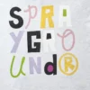 SUDADERA CON CAPUCHA DE SPONGEBOB (GRIS CLARO)