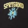 SUDADERA CON CAPUCHA DE SPONGEBOB «SPLAT» (NEGRA)
