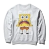 SUDADERA CON CUELLO REDONDO DE SPRAYGROUND (GRIS CLARO)
