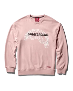 SUDADERA DE CUELLO REDONDO SPRAYGROUND (ROSA)