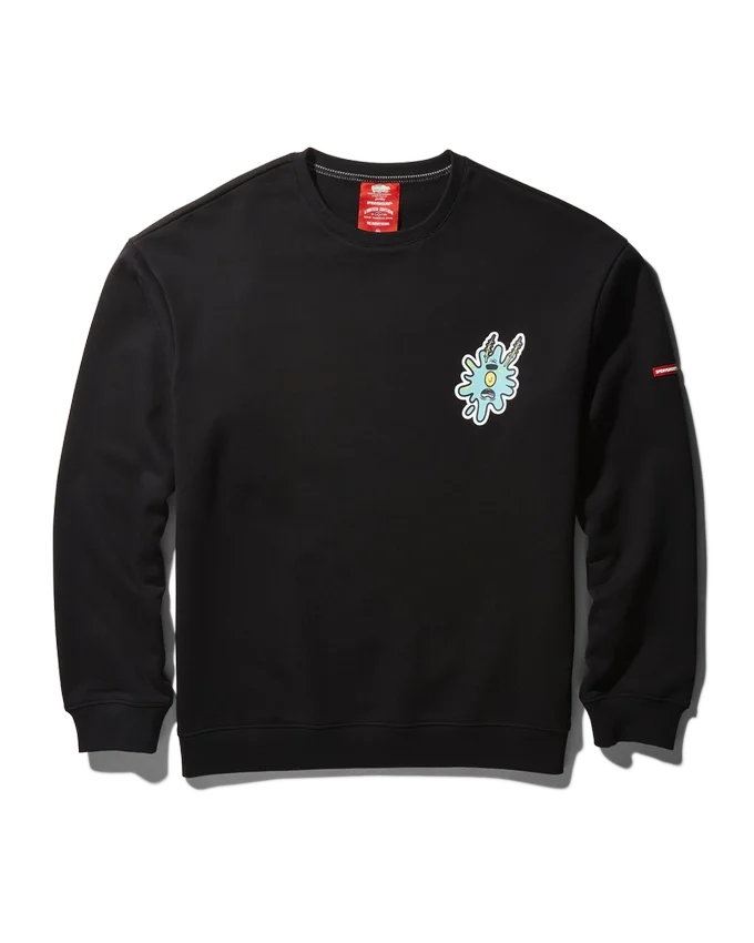 SUÉTER CON CAPUCHA DE SPONGEBOB «SPLAT» (NEGRO)