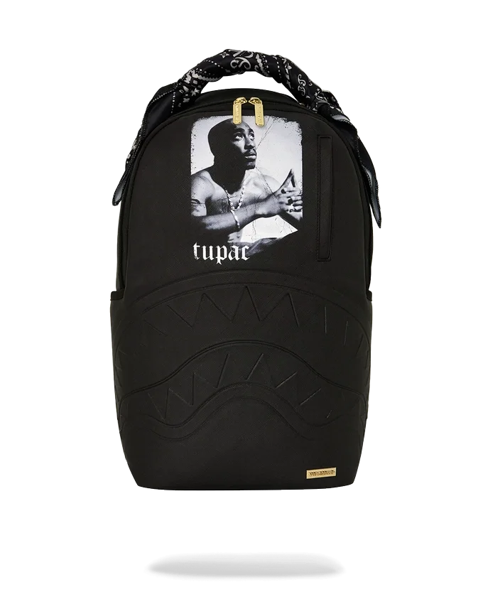 TUPAC POETRY - Mochila con asa de bandana