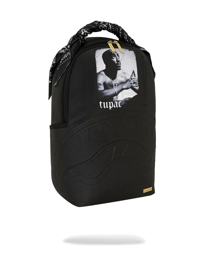 TUPAC POETRY - Mochila con asa de bandana